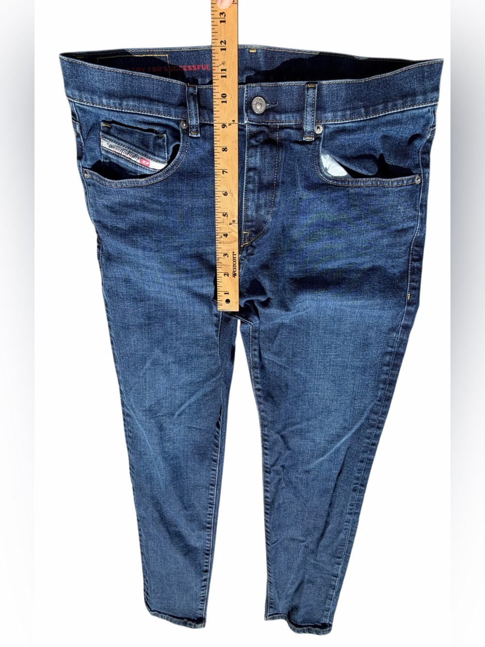 Men’s Diesel D-Strukt Jeans 32 32 Stretch Slim Straight - Picture 5 of 8